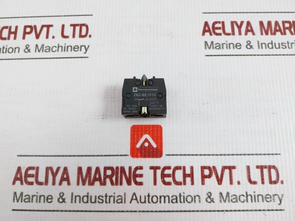 Telemecanique Contact Block Ac15 240V-3A Zb2-be101C