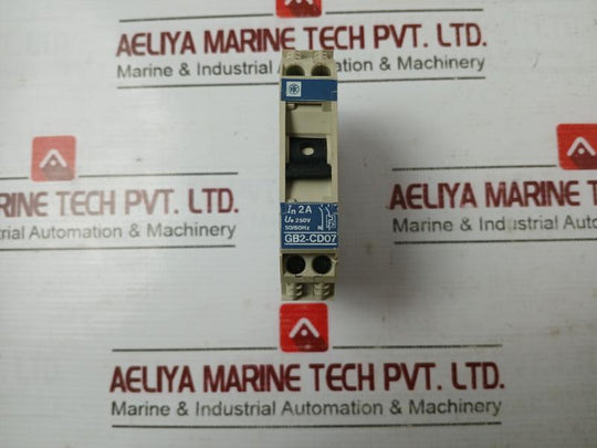 Telemecanique Gb2-cd07 Thermal Magnetic Circuit Breaker 220Vac 50/60Hz