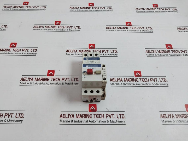 Telemecanique Gv1-l1 Manual Motor Starter W/ Auxiliary Contact Block Gv1-m10