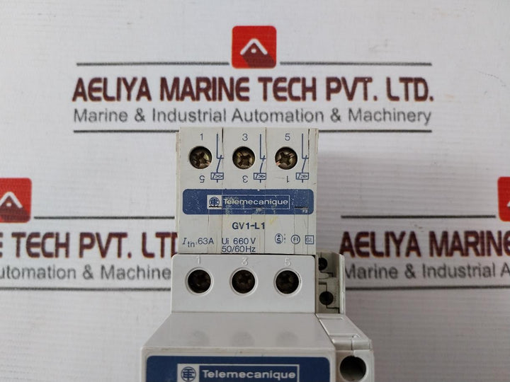 Telemecanique Gv1-l1 Motor Protection Circuit Breaker 63A 660V 50/60Hz