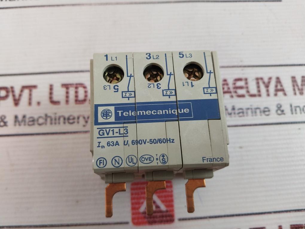 Telemecanique Gv1-l3 Current Limiteur Module 63A 690V-50/60Hz