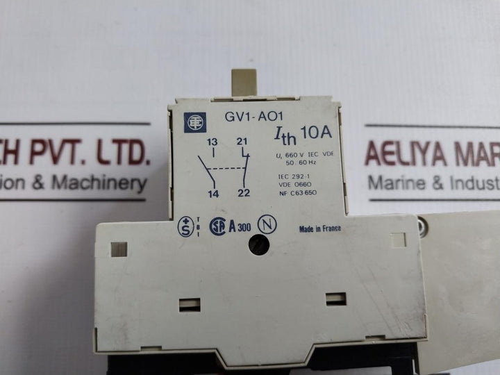 Telemecanique Gv1-m05 Motor Protector 660V 0,63-1A 300V 63A 50/60Hz 10A