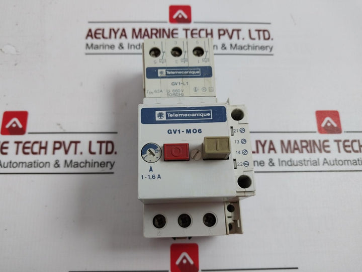 Telemecanique Gv1-m06 Motor Circuit Breaker 660V 50/60Hz 220-380-440V