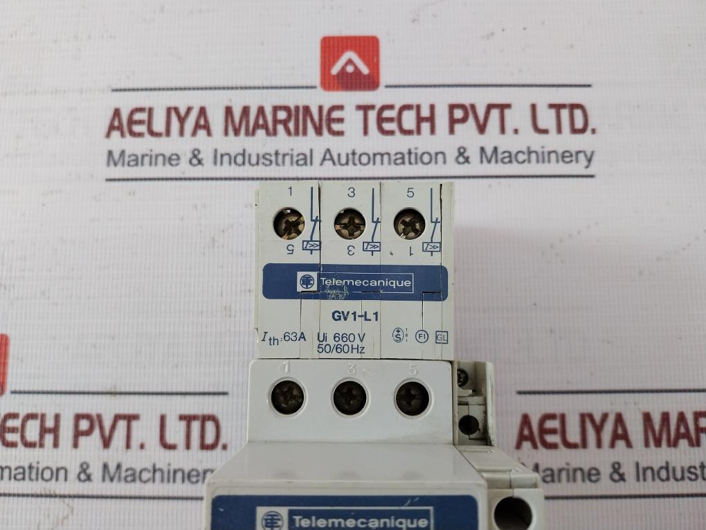 Telemecanique Gv1-m06 Motor Circuit Breaker 660V 50/60Hz Iec 292-1 157-1