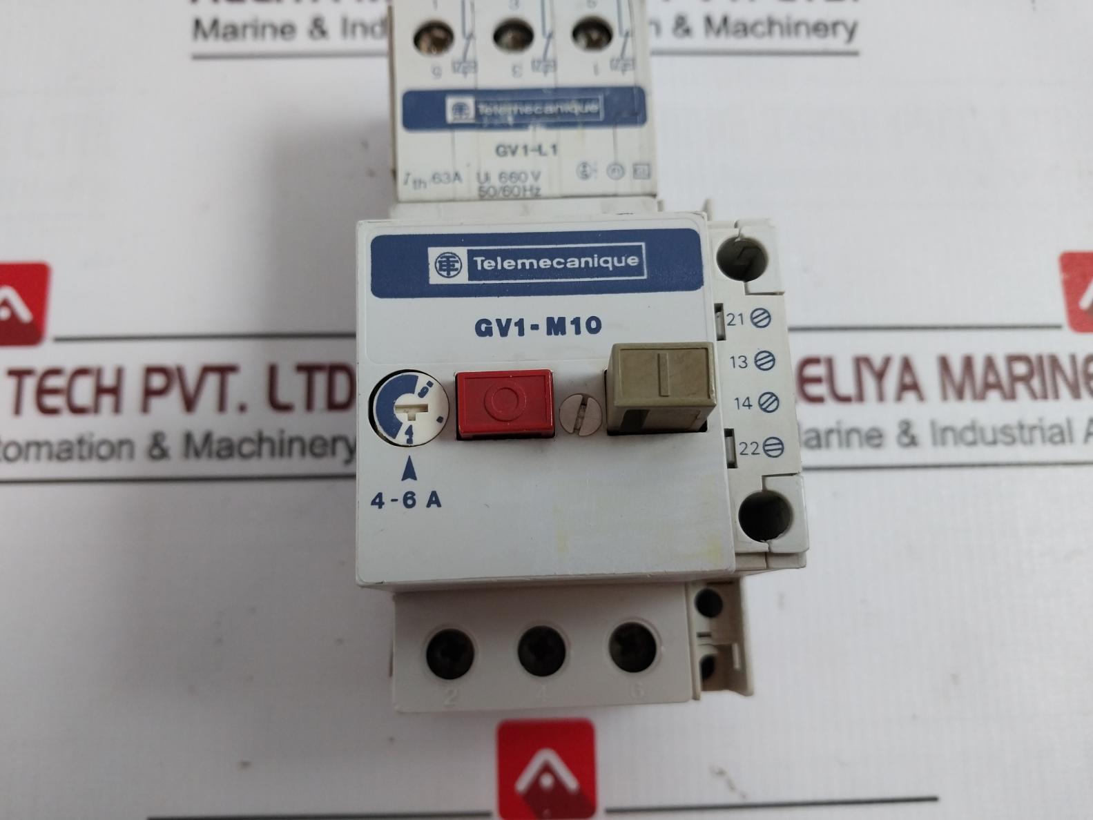 Telemecanique Gv1-m10 Motor Protector 220-380-440V 660V 50/60Hz 63A