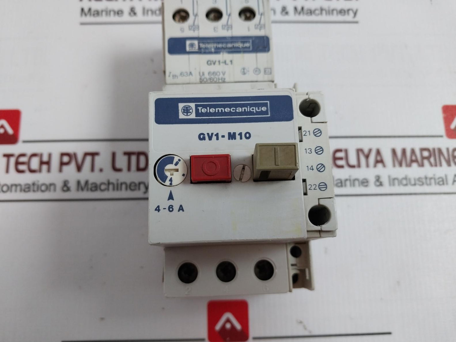 Telemecanique Gv1-m10 Motor Protector 220-380-440V 660V 50/60Hz 63A