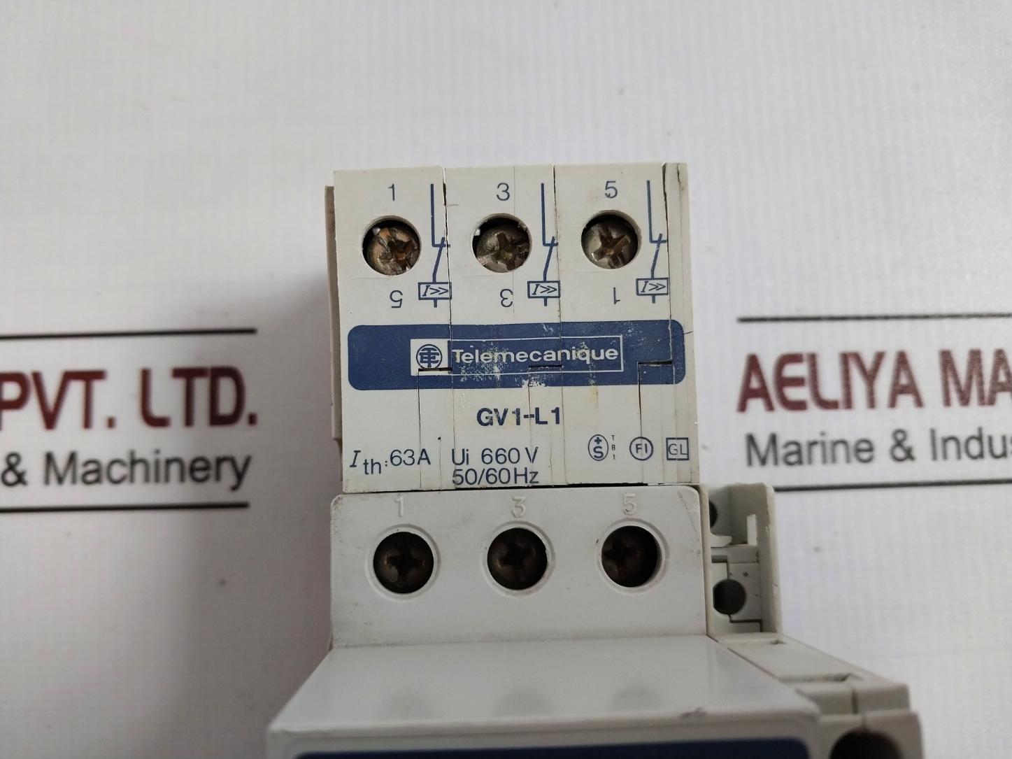 Telemecanique Gv1-m10 Motor Protector 220-380-440V 660V 50/60Hz 63A