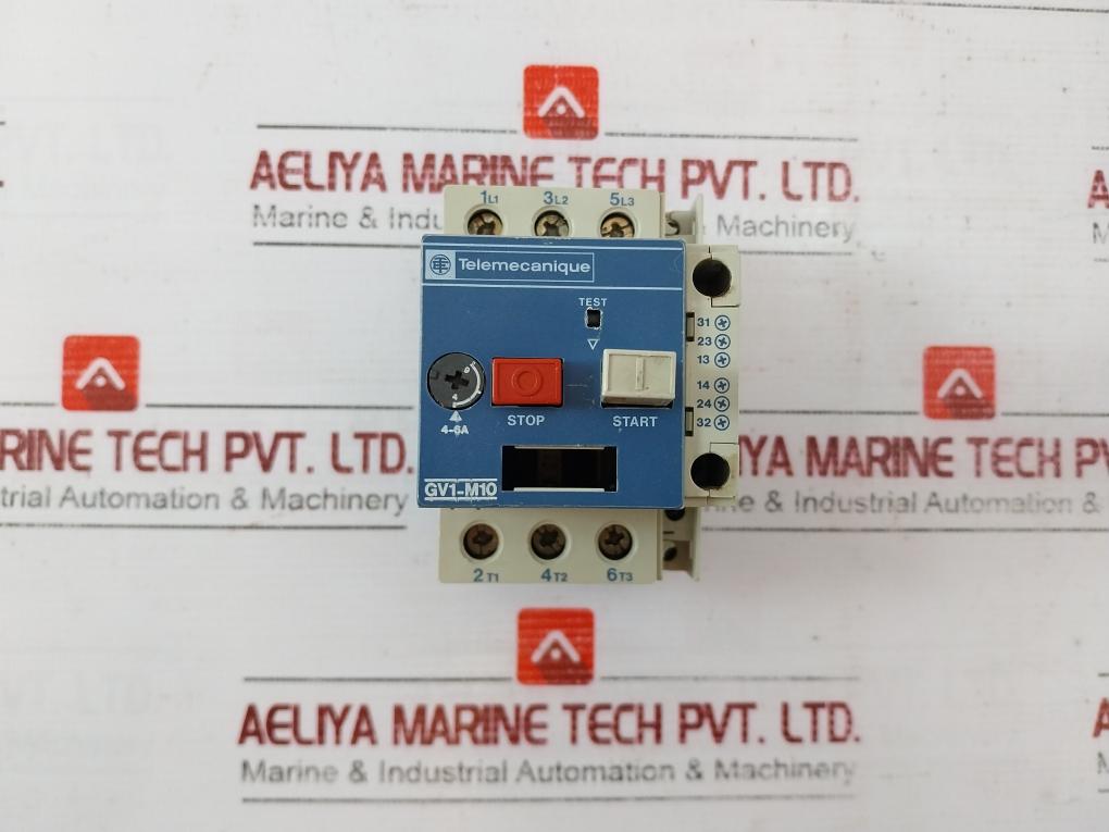 Telemecanique Gv1-m10 Motor Protector 660V 6A 250V Ic 5Ka 600V