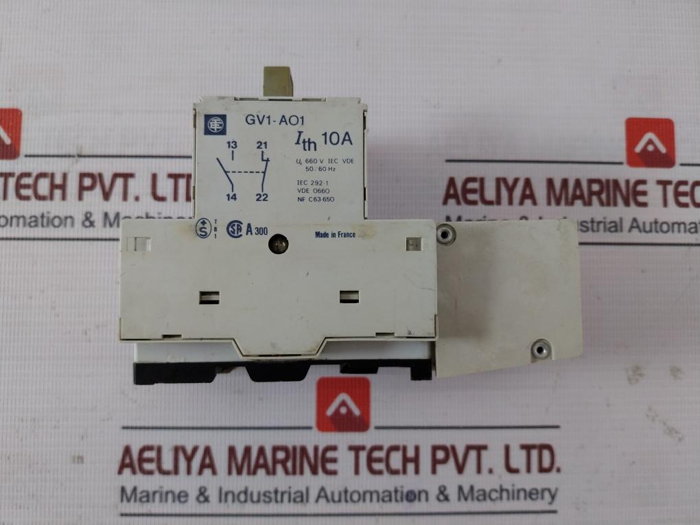 Telemecanique Gv1-m10 Solid State Overload/Relay 4-6A 660V 50/60Hz