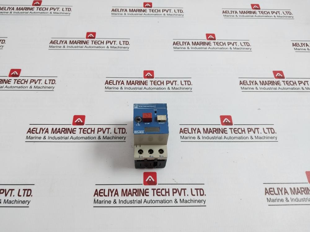 Telemecanique Gv1-m14 Motor Protector With Auxiliary Contact Block 660V 50/60Hz