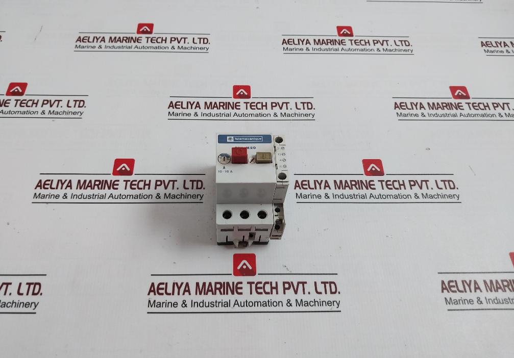 Telemecanique Gv1-m20 Din Rail Mount Circuit Breaker 300V Max