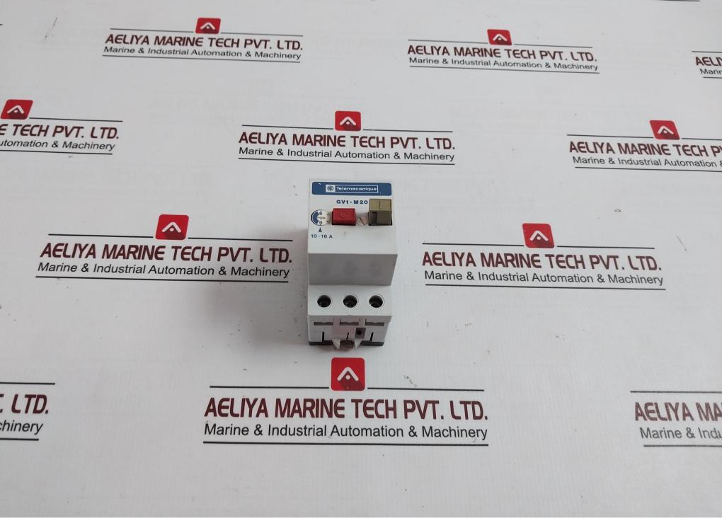 Telemecanique Gv1-m20 Din Rail Mount Circuit Breaker 660V 50/60Hz 75C
