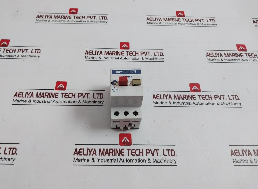 Telemecanique Gv1-m22 Din Rail Mount Circuit Breaker