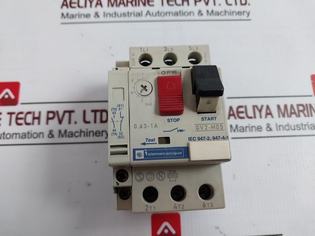 Telemecanique Gv2-m04 Motor Protection Circuit Breaker 0.25–0.63 A 690V 6A