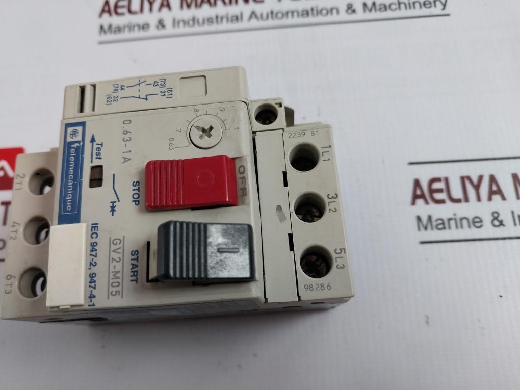 Telemecanique Gv2-m04 Motor Protection Circuit Breaker 0.25–0.63 A 690V 6A