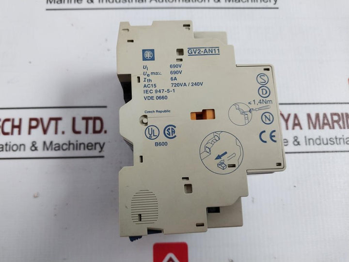 Telemecanique Gv2-m04 Motor Protection Circuit Breaker 0.25–0.63 A 690V 6A