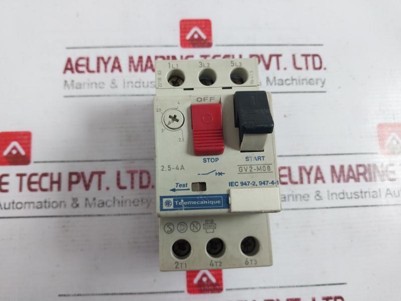 Telemecanique Gv2-m08 Motor Circuit Breaker 50/60 Hz