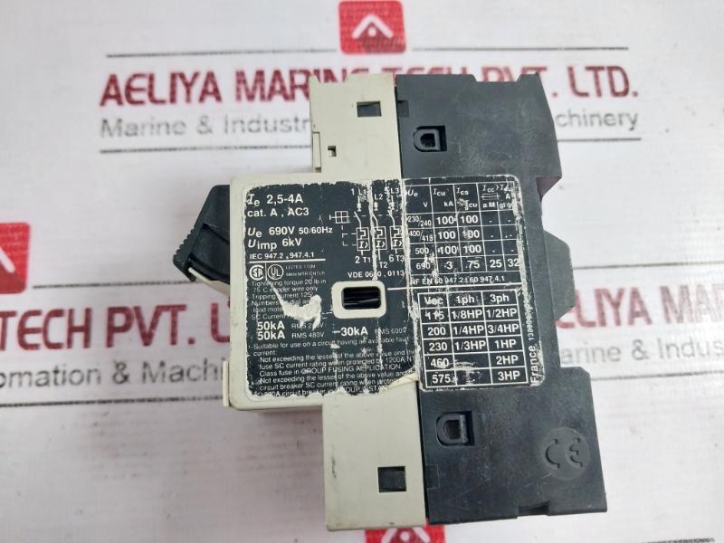 Telemecanique Gv2-m08 Motor Circuit Breaker 50/60 Hz