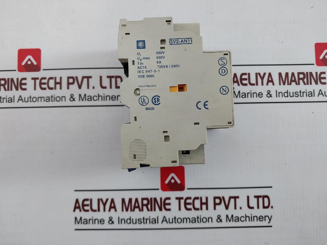 Telemecanique Gv2-m21 Motor Circuit Breaker 690V 50/60Hz