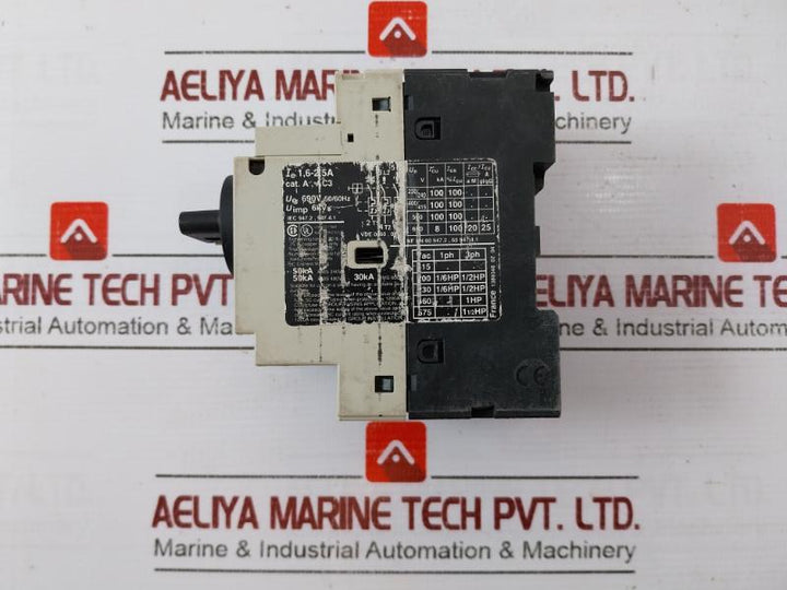 Telemecanique Gv2-p07 Motor Circuit Breaker 50/60Hz 50Ka Rms 240V