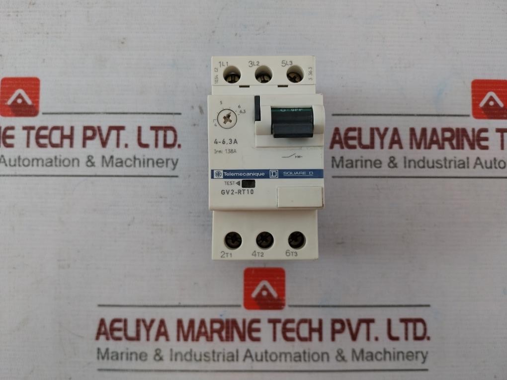 Telemecanique Gv2-rt10 Motor Circuit Breaker 690V 50/60Hz A015279 Vu09 Iea08