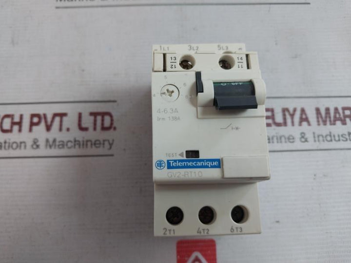 Telemecanique Gv2-rt10 Motor Circuit Breaker 690V Ac 50/60Hz 6Kv 138A A015279