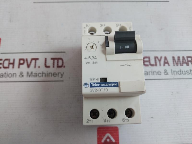 Telemecanique Gv2-rt10 Motor Circuit Breaker 690V Ac 50/60Hz  Awg 8-18 138A 6Kv