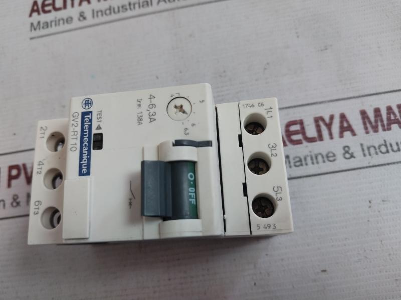 Telemecanique Gv2-rt10 Motor Circuit Breaker 690V Ac 50/60Hz  Awg 8-18 138A 6Kv