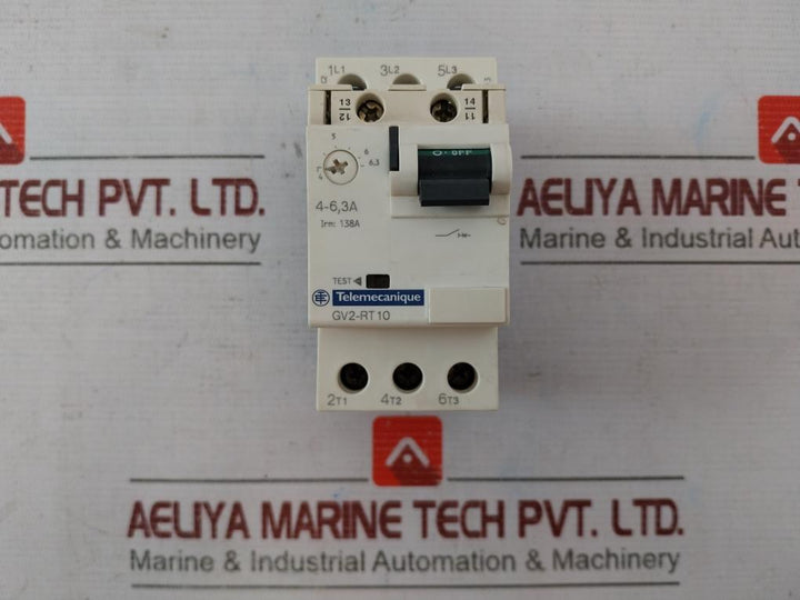 Telemecanique Gv2-rt10 Motor Protection Circuit Breaker 690V 50/60Hz 6Kv A015279
