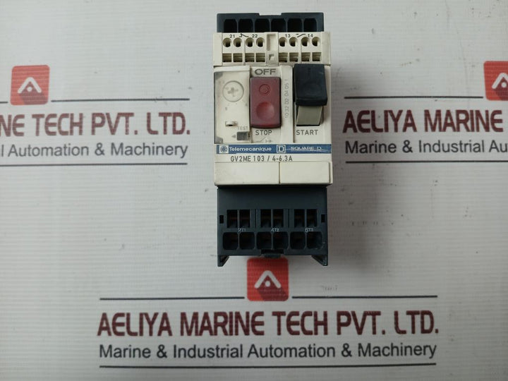 Telemecanique Gv2Me103 Motor Circuit Breaker 50/60Hz Ie 4-6,3A Uimp 6Kv