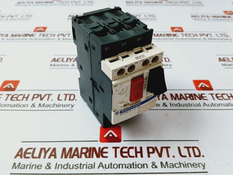 Telemecanique Gv2Me14 Thermal Magnetic Motor Circuit Breaker With Push Button