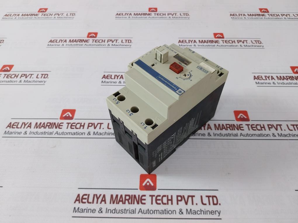 Telemecanique Gv3-m14 Motor Circuit Breaker W/ Aux. Contact Block Gv1-a01 125%