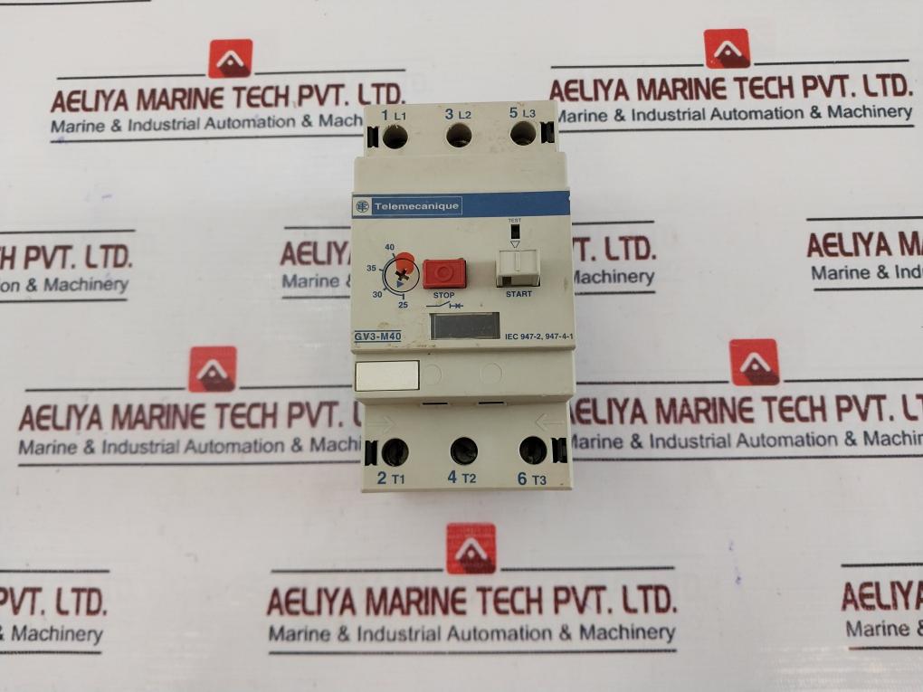 Telemecanique Gv3-m40 Motor Circuit Breaker 690V 50/60 Hz