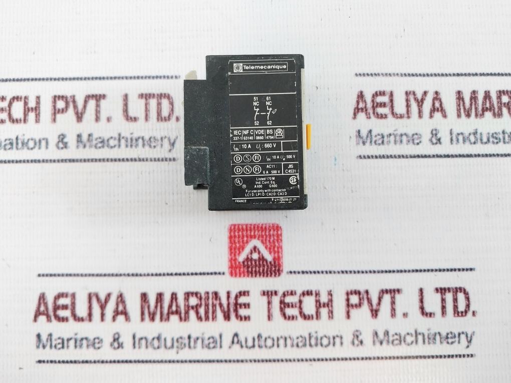 Telemecanique La1 Dn02 Auxiliary Contact Block Iec 337-1