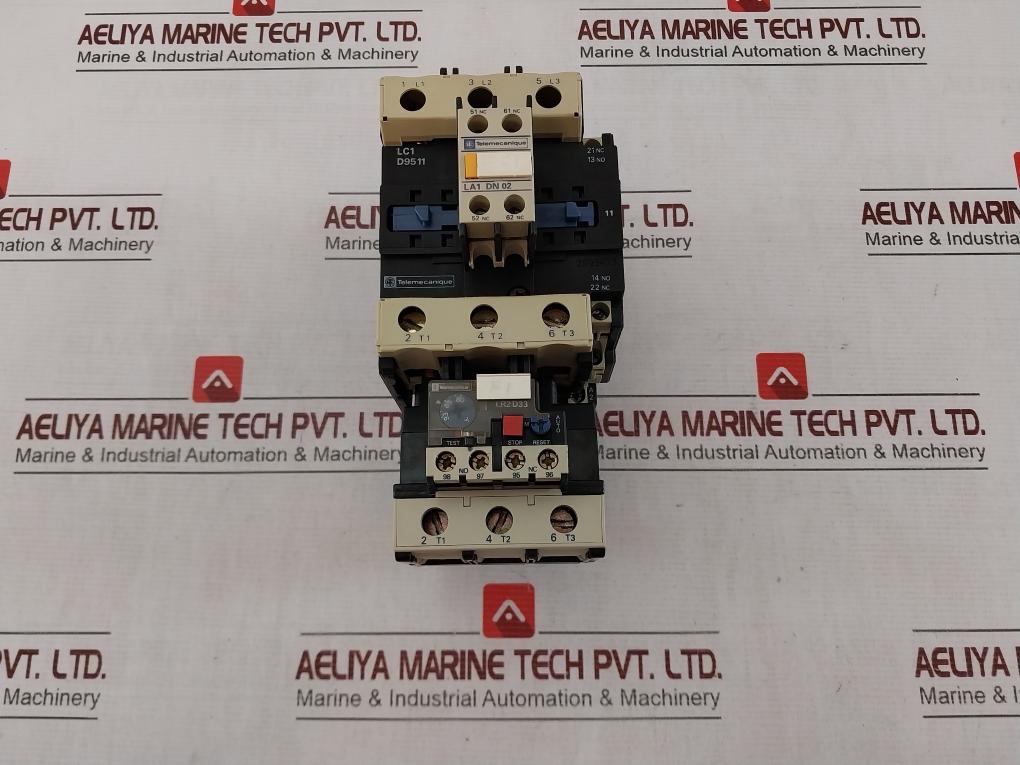 Telemecanique La1 Dn 02 Auxiliary Contact Block Lc1 D9511, La1 Dn 02, Lr22D33