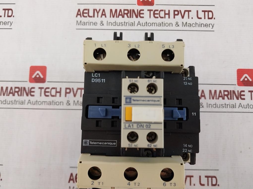Telemecanique La1 Dn 02 Auxiliary Contact Block Lc1 D9511, La1 Dn 02, Lr22D33