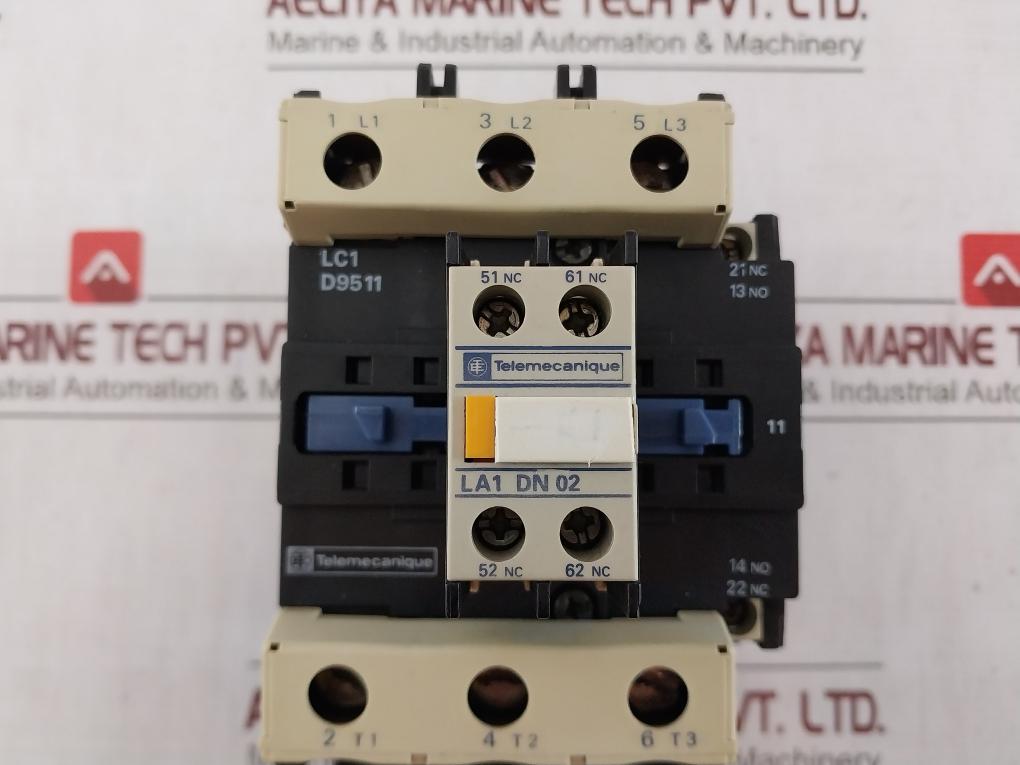 Telemecanique La1 Dn 02 Auxiliary Contact Block Lc1 D9511, La1 Dn 02, Lr22D33
