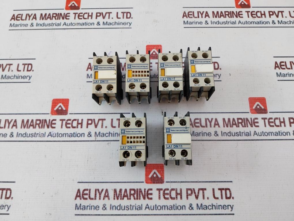 Lot Of 4X Telemecanique La1 Dn11 Auxiliary Contact Block 10A 660V