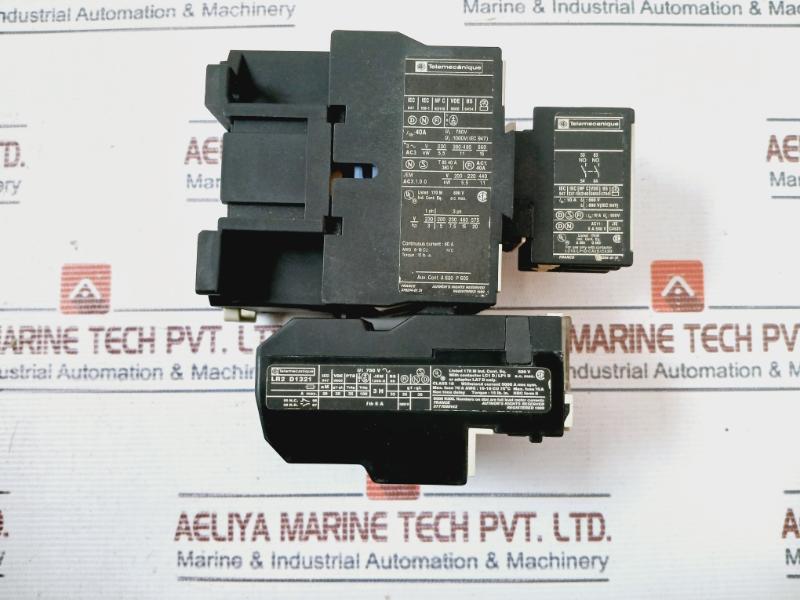 Telemecanique La1 Dn20 Auxiliary Contact Block Lr2 D1321 10A 660V 600V A.C.