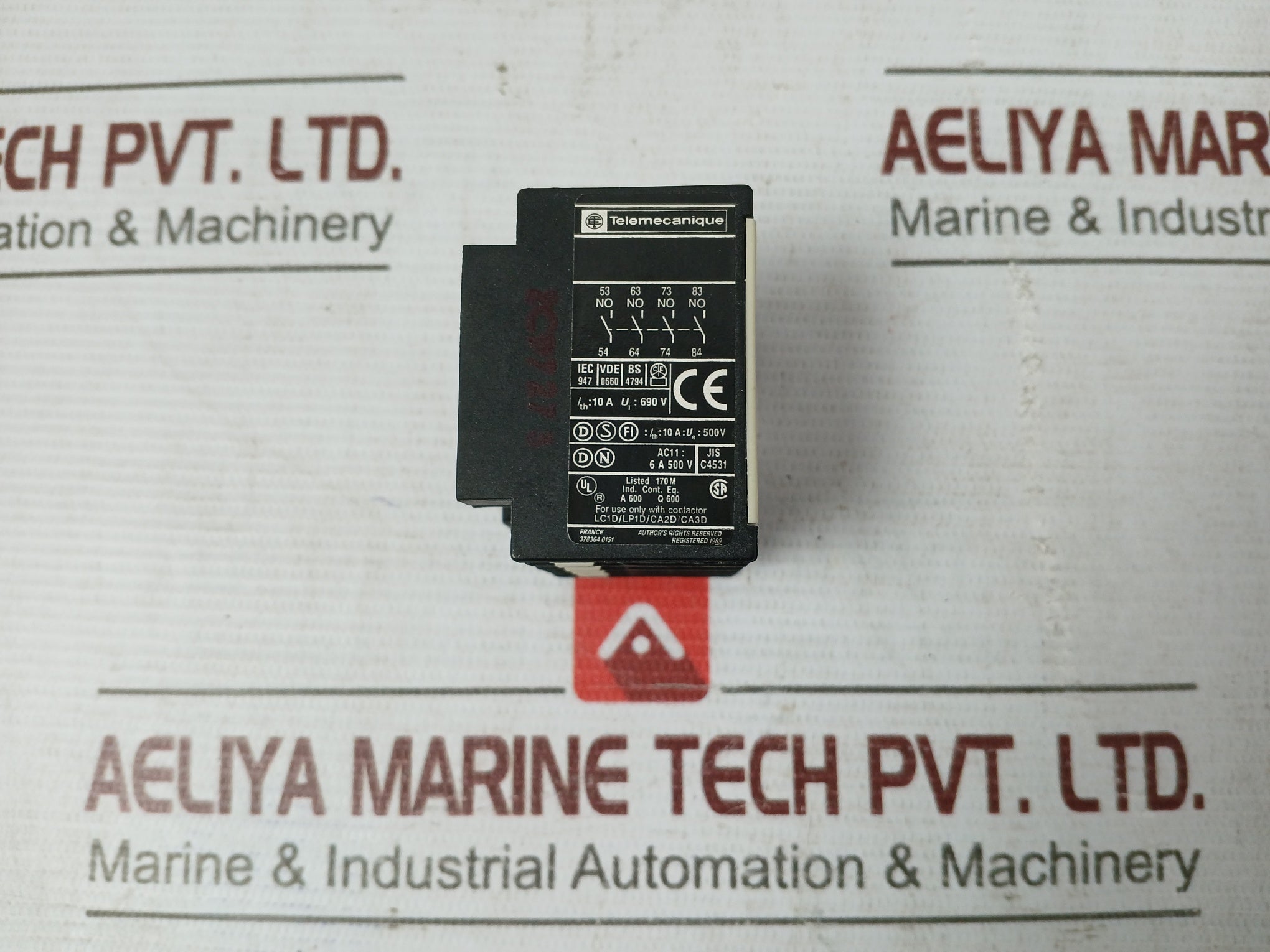Telemecanique La1 Dn40 Auxiliary Contact Block 690V/10A