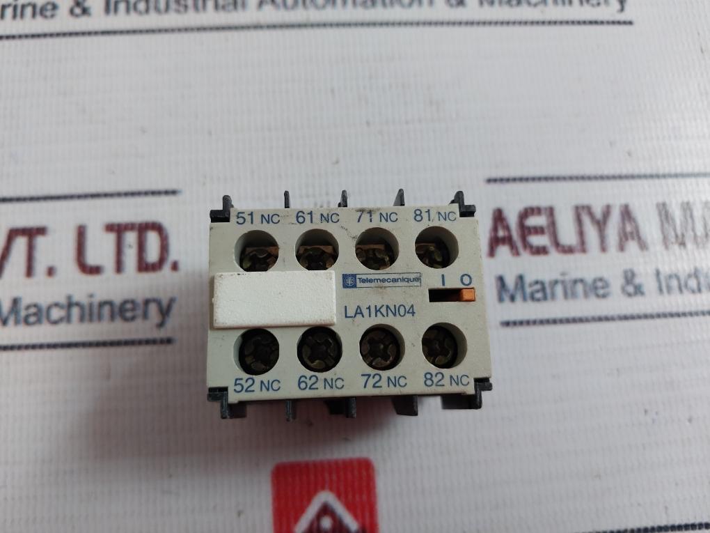 Lot of 3X Telemecanique LA1KN04 Auxiliary Contact Block 690V 10A