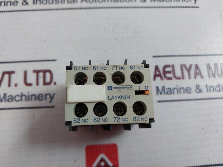 Lot of 3X Telemecanique LA1KN04 Auxiliary Contact Block 690V 10A