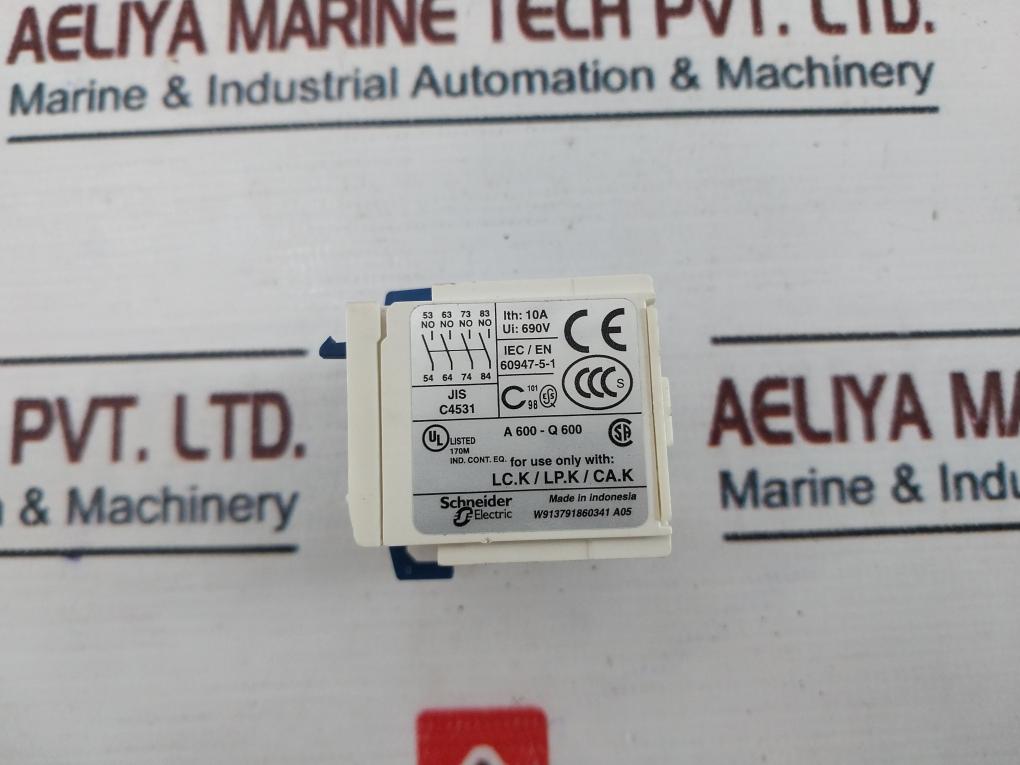 Telemecanique La1Kn40 Auxiliary Contact Block 10A 690V