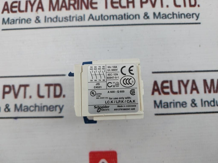Telemecanique La1Kn40 Auxiliary Contact Block 10A 690V