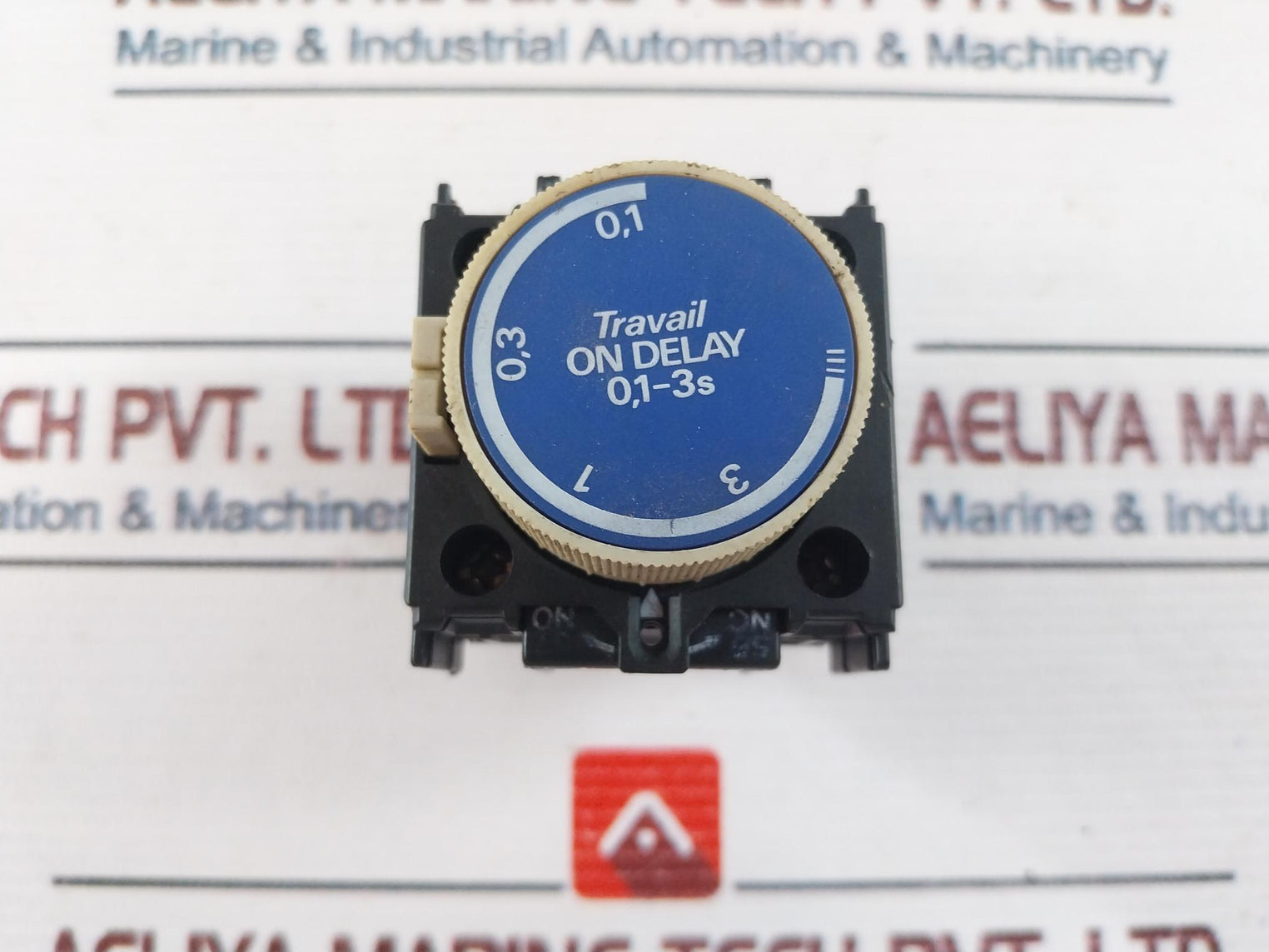 Telemecanique La2-d20 A65 Travail On Delay Time Block 0.1-3s