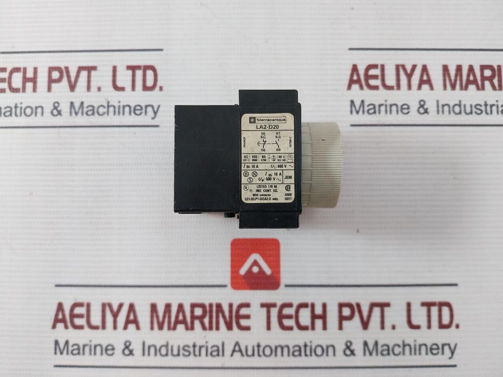 Telemecanique La2-d20 Time Delay Module 0.1-3S 660V 10A