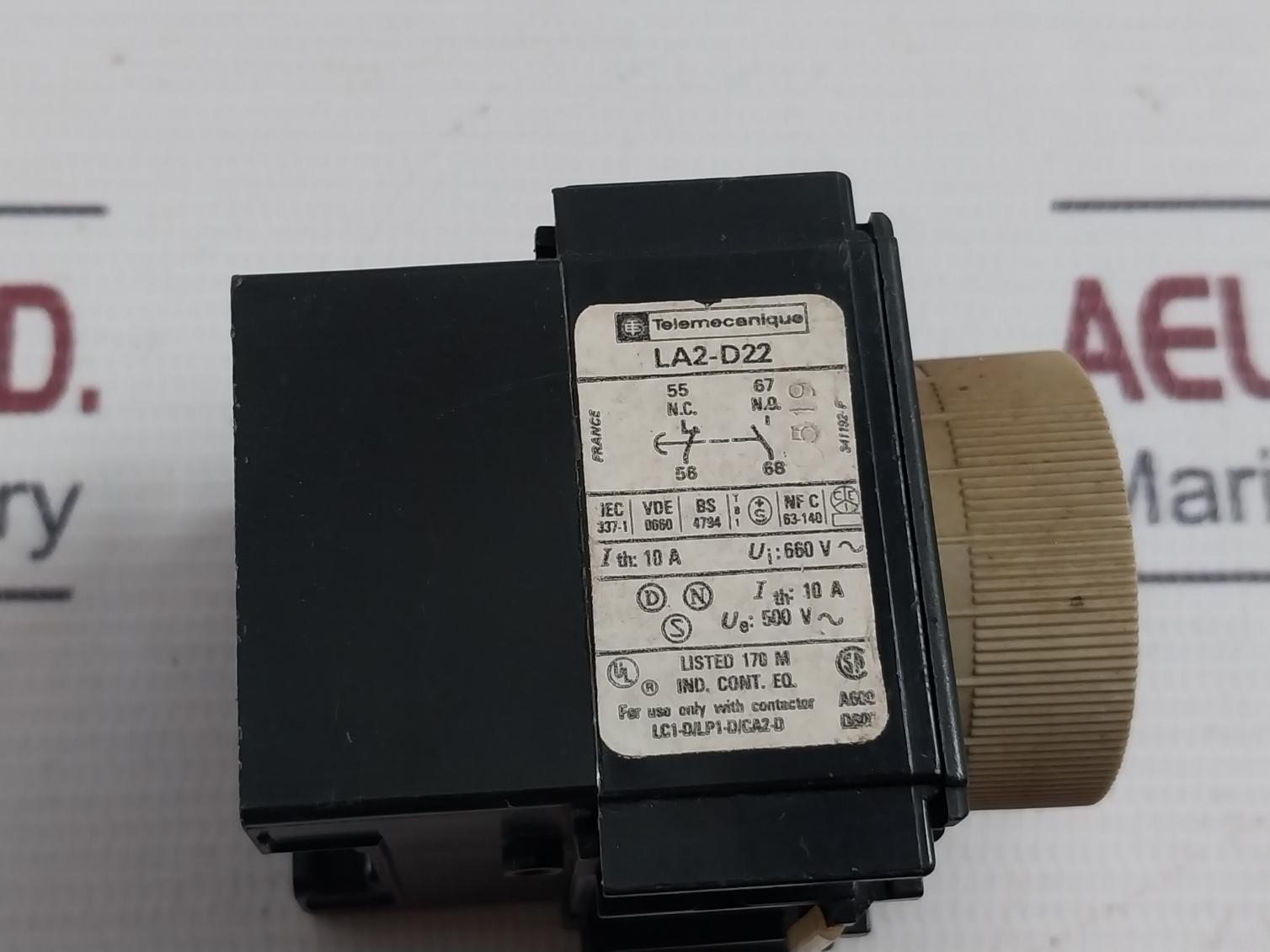 Telemecanique La2-d22 Time Delay Block 341192-f