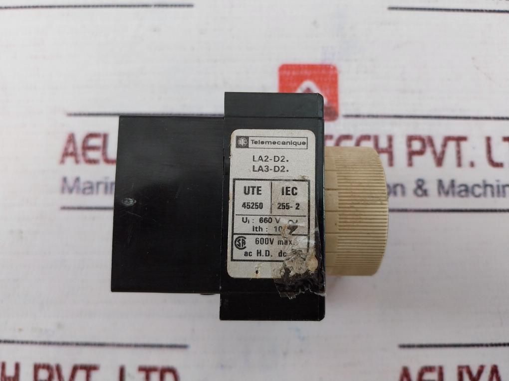 Telemecanique LA2-D2 Time Delay Block 0.1-30s