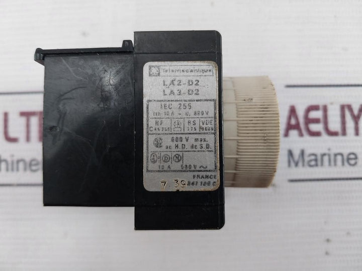 Telemecanique La2-d2 Time Delay Block 600V