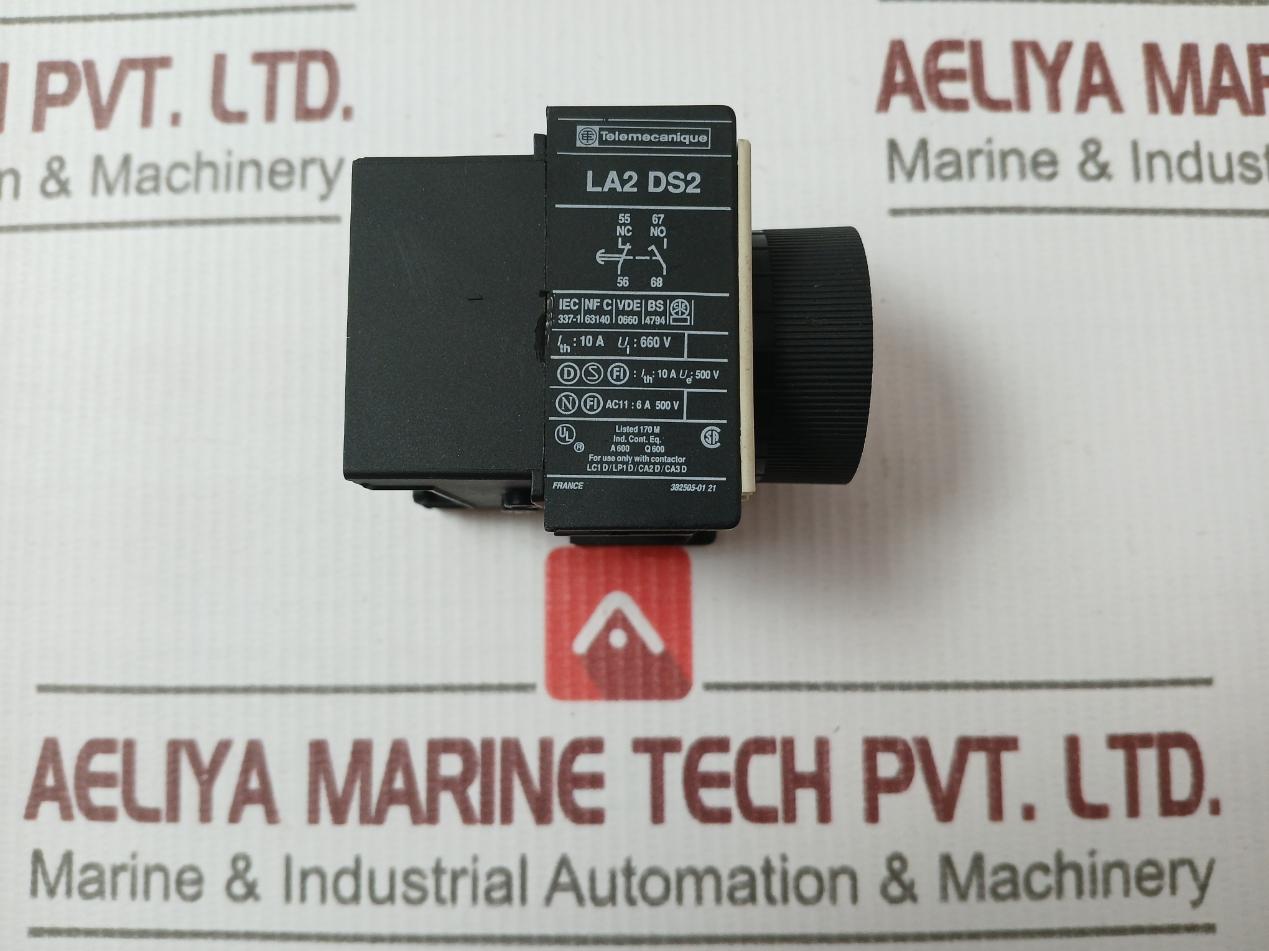 Telemecanique La2 Ds2 Time Delay Auxiliary Contact Block 660V 10A